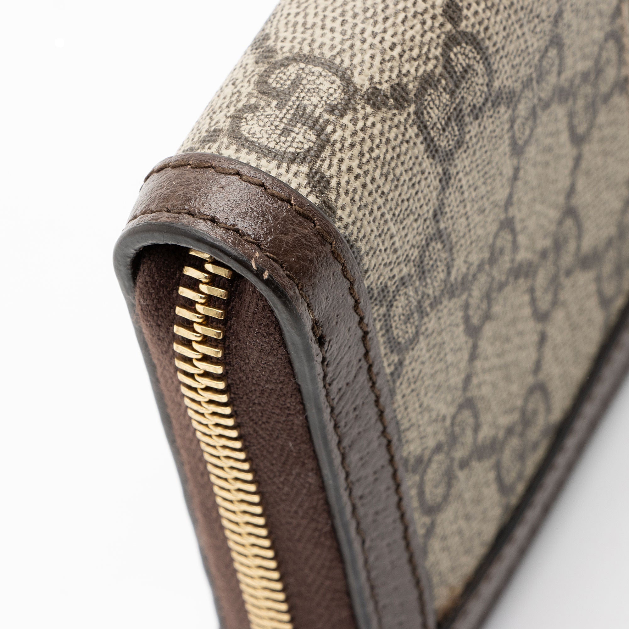 Gucci GG Supreme Ophidia Zip Around Wallet