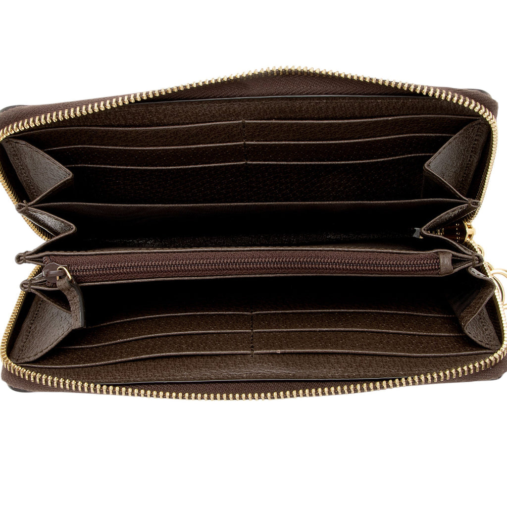Gucci GG Supreme Ophidia Zip Around Wallet