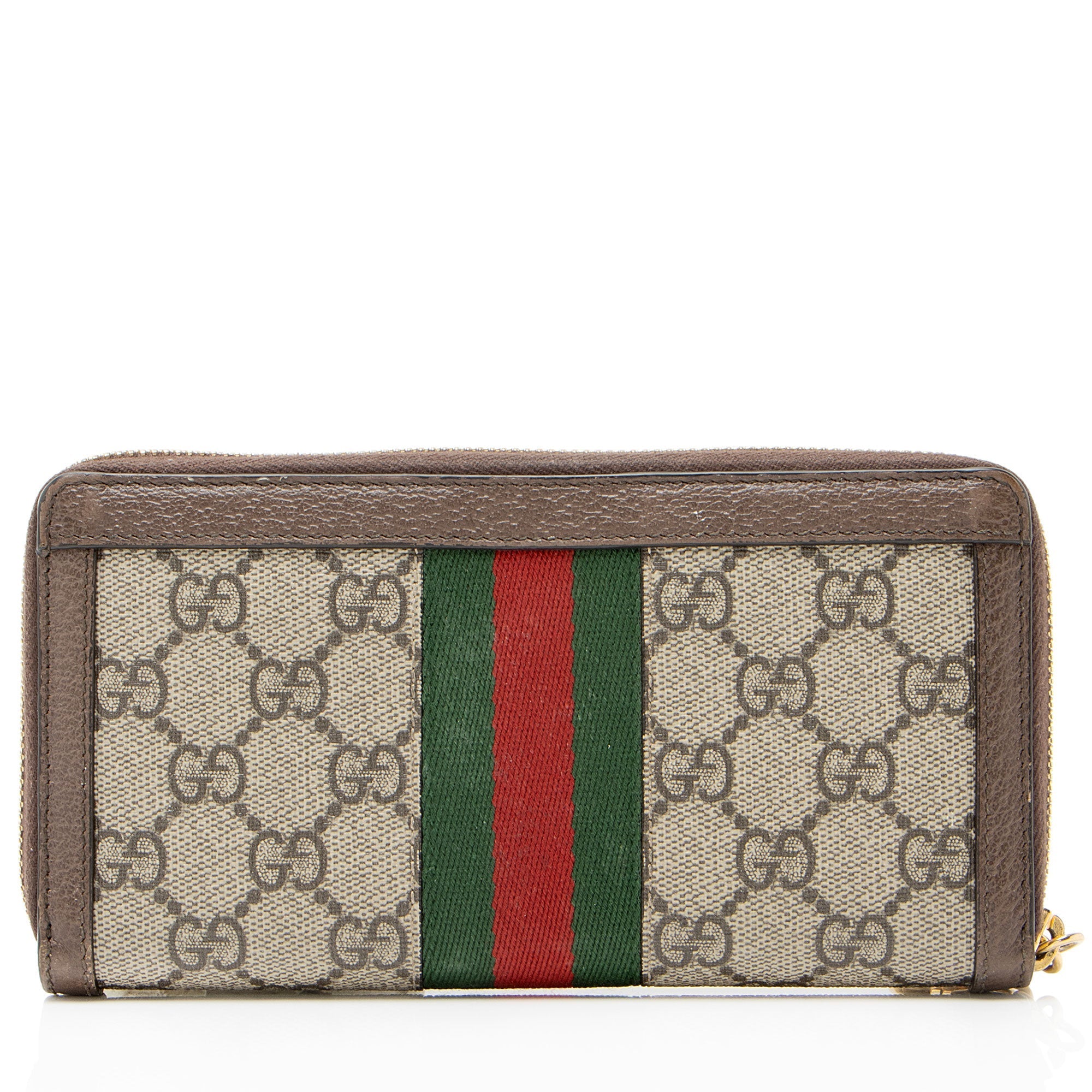 Gucci GG Supreme Ophidia Zip Around Wallet