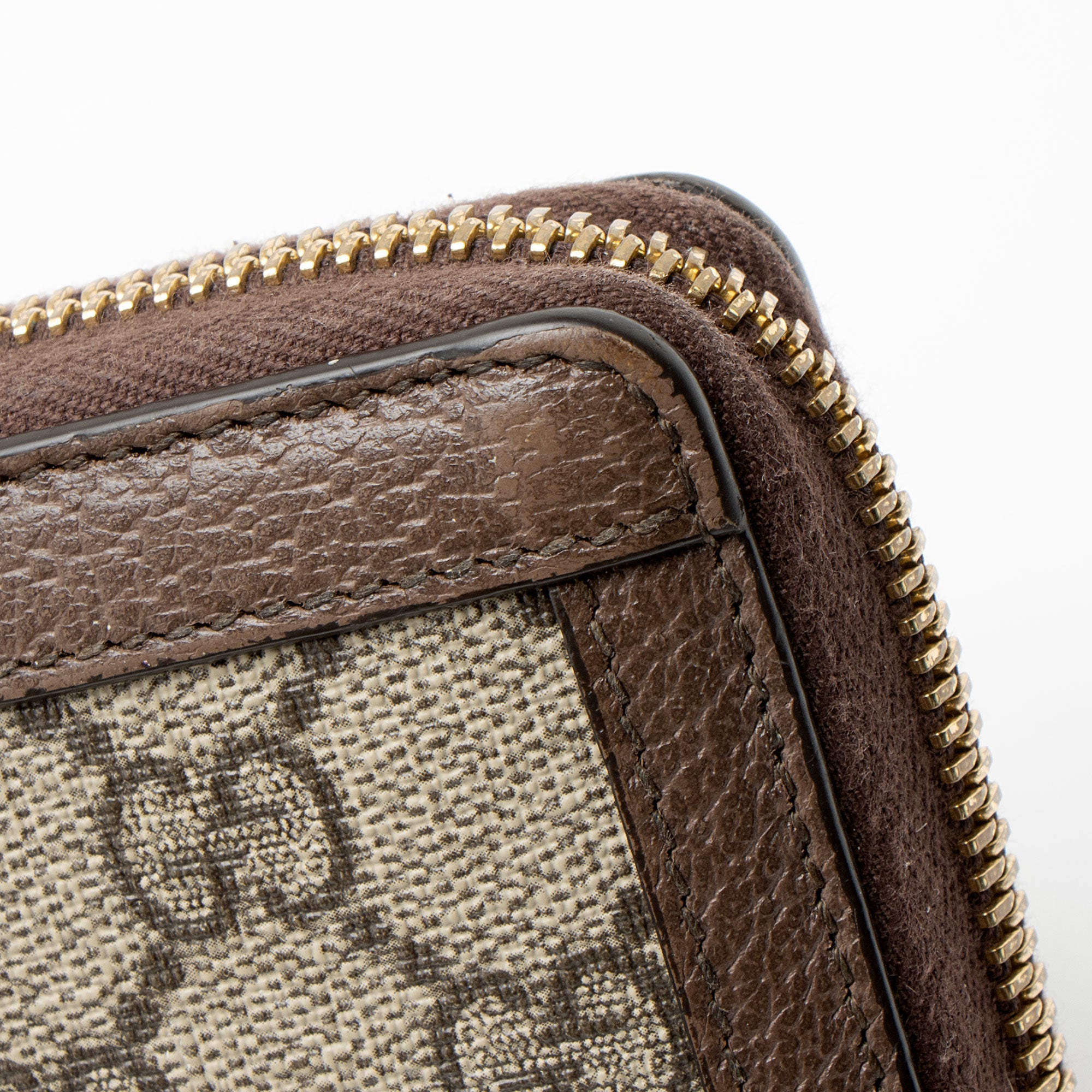 Gucci GG Supreme Ophidia Zip Around Wallet