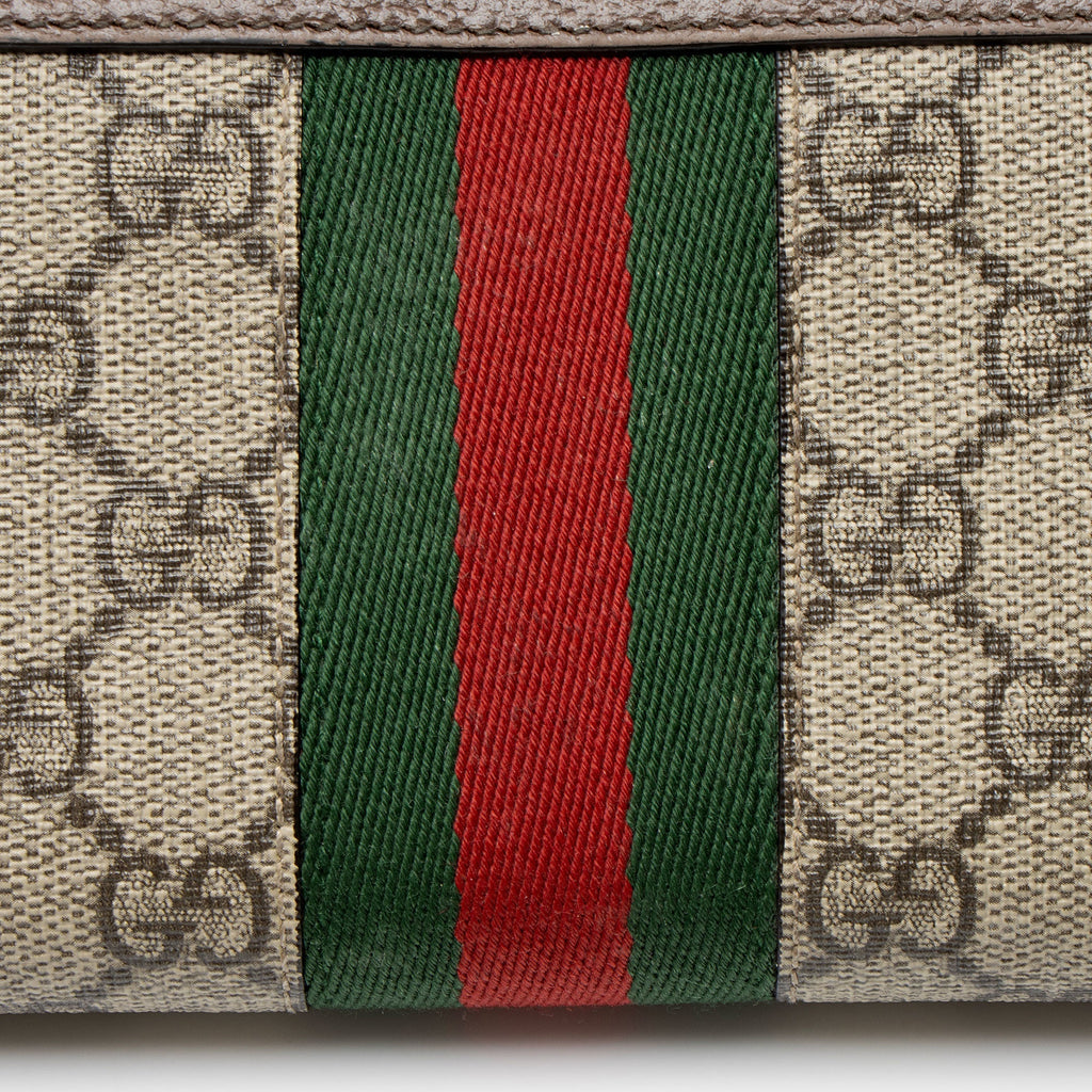 Gucci GG Supreme Ophidia Zip Around Wallet