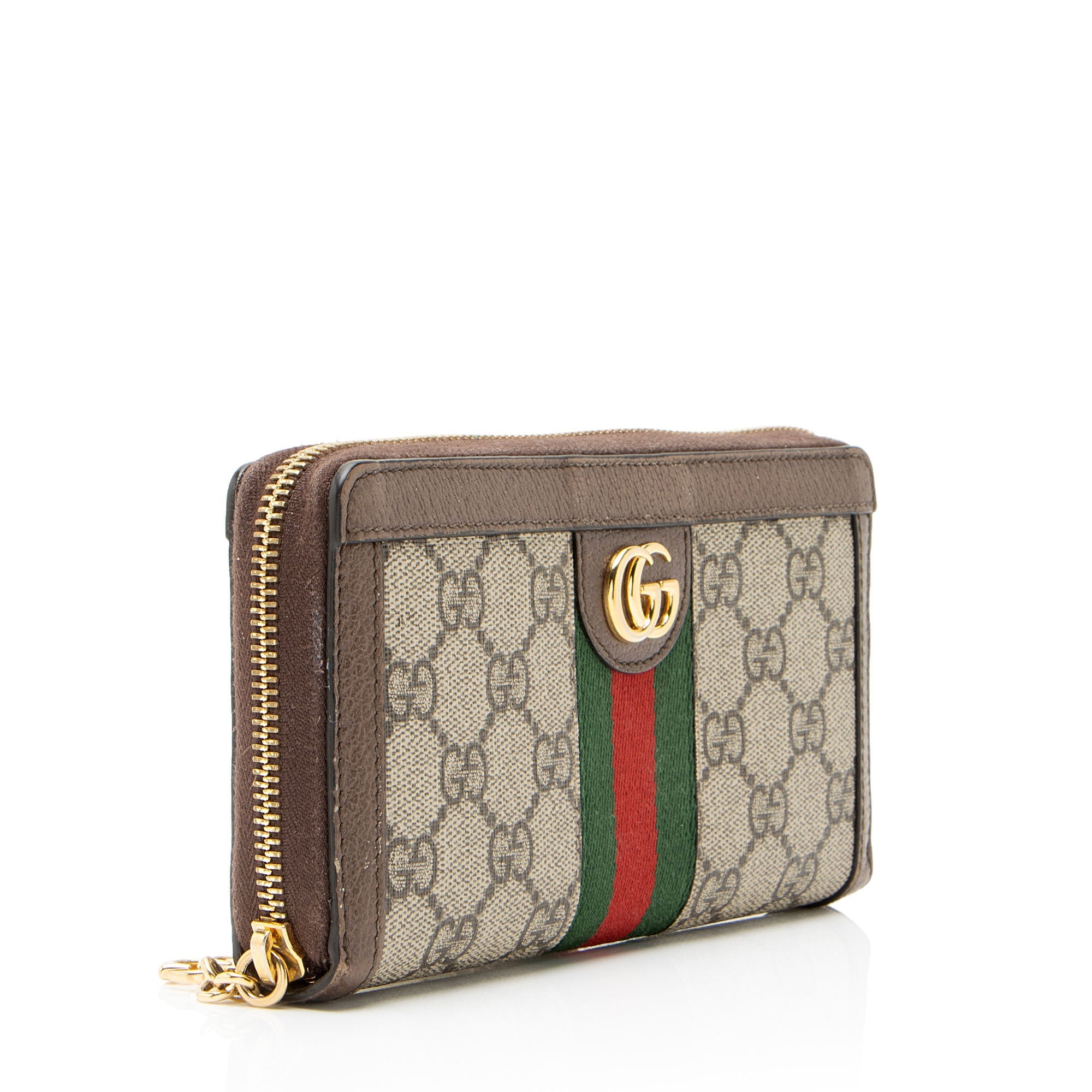 Gucci GG Supreme Ophidia Zip Around Wallet