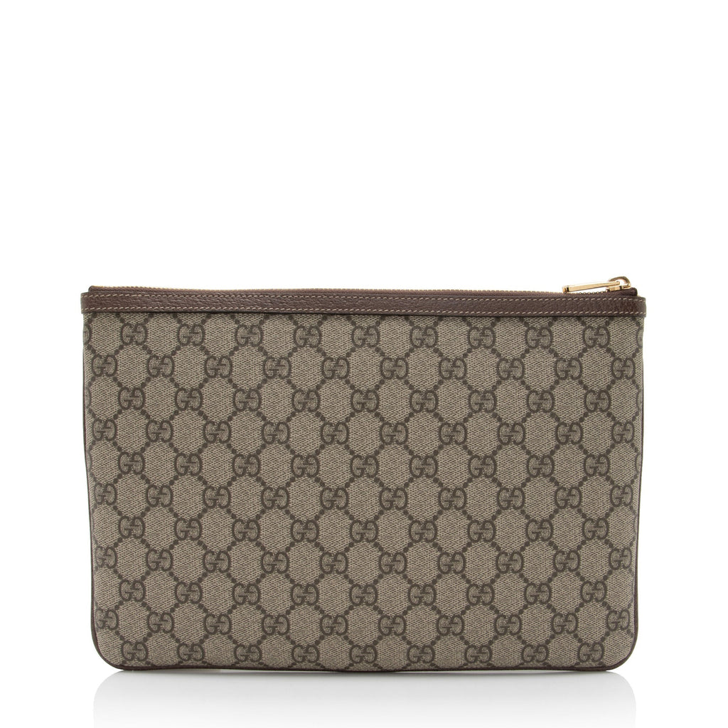 Gucci GG Supreme Ophidia Zip Pouch (SHF-UhG8eK)