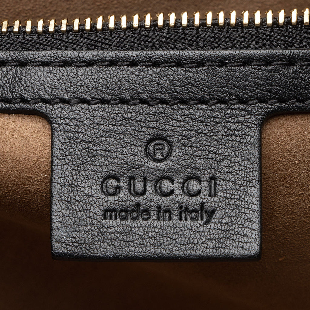 Gucci GG Supreme Padlock Chain Medium Shoulder Bag (SHF-cqPKOC)