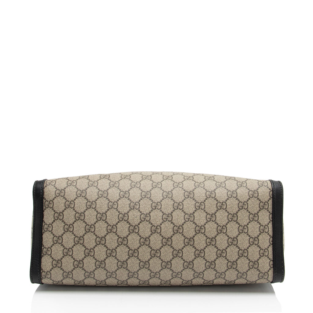 Gucci GG Supreme Padlock Chain Medium Shoulder Bag