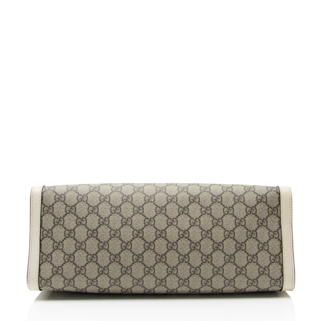 Gucci GG Supreme Padlock Chain Medium Shoulder Bag