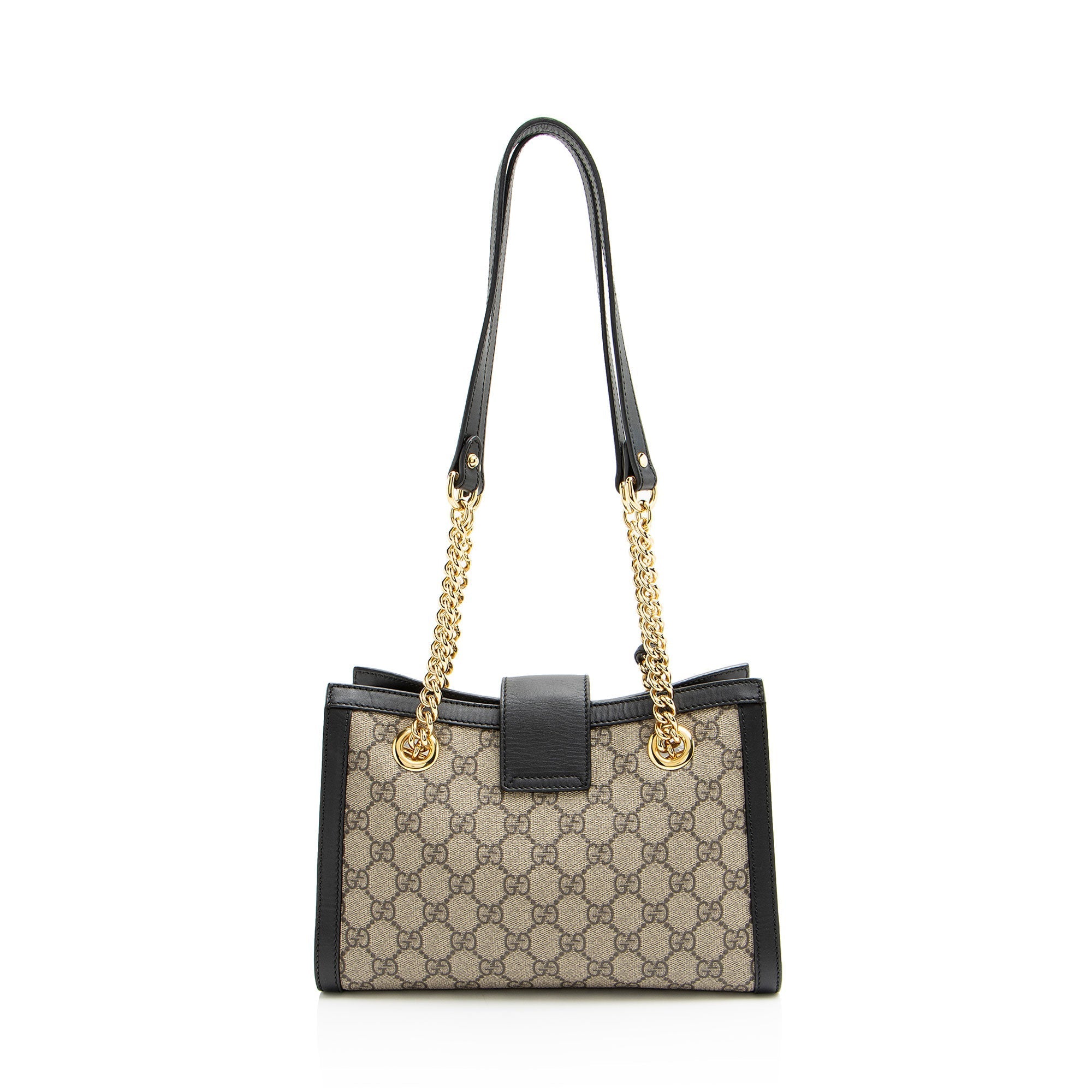 Gucci GG Supreme Padlock Chain Small Shoulder Bag