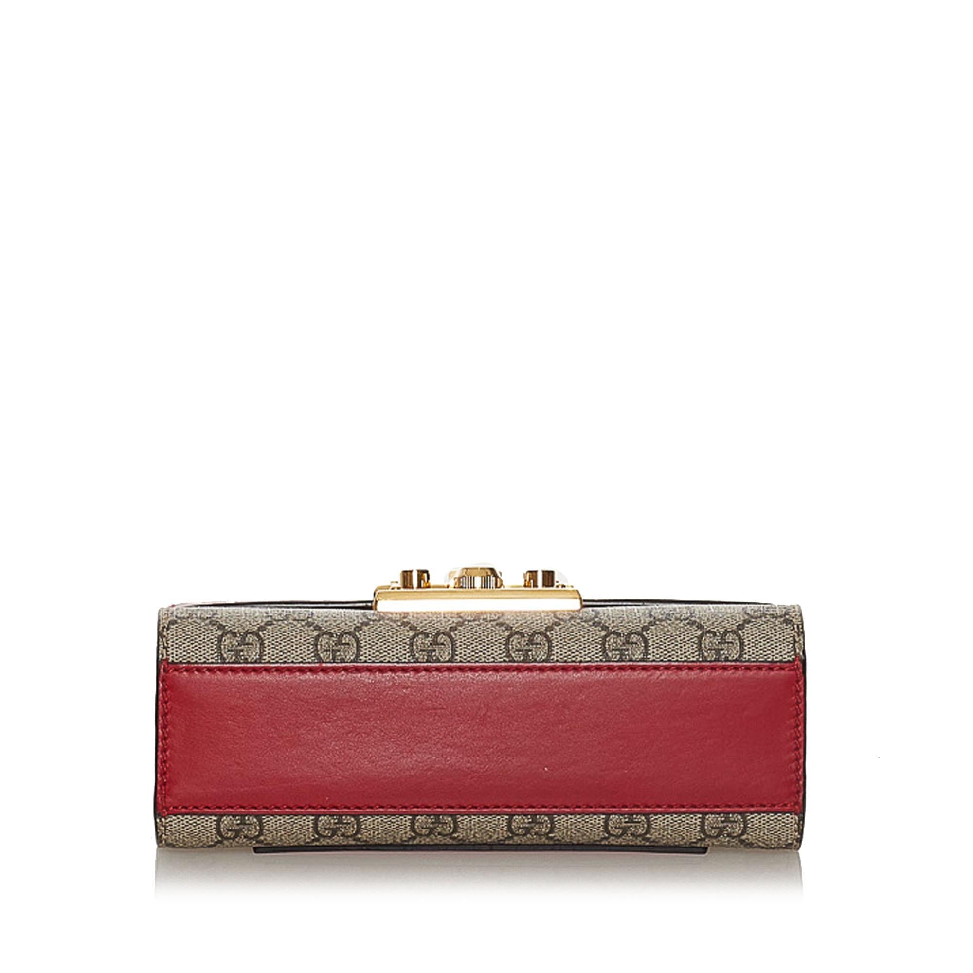 Gucci Gucci Supreme Padlock Crossbody Bag (SHG-34078)