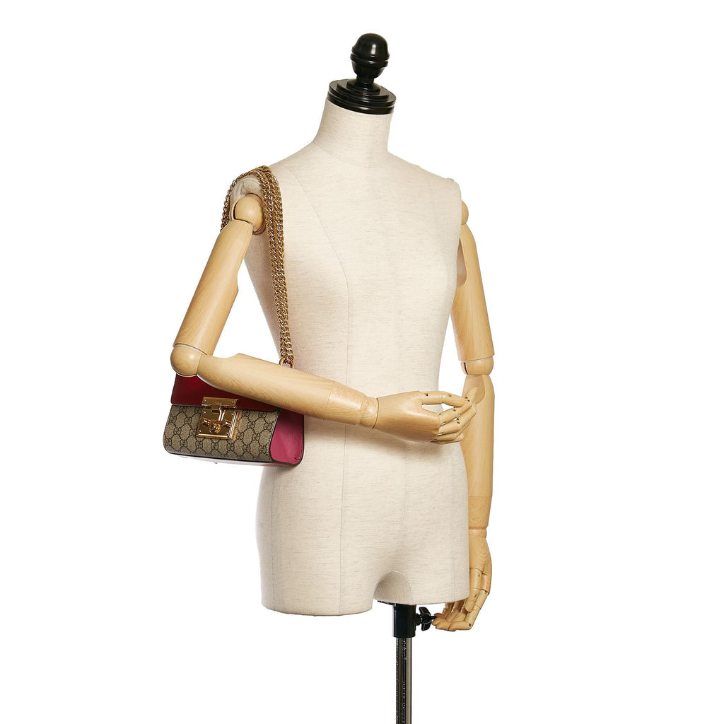 Gucci Gucci Supreme Padlock Crossbody Bag (SHG-34078)