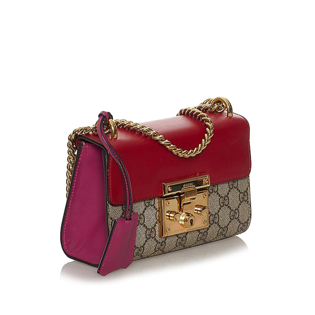 Gucci Gucci Supreme Padlock Crossbody Bag (SHG-34078)