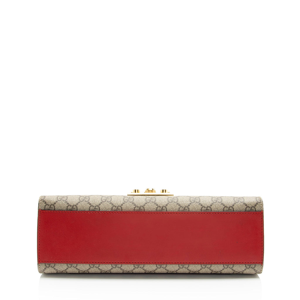 Gucci GG Supreme Padlock Medium Shoulder Bag