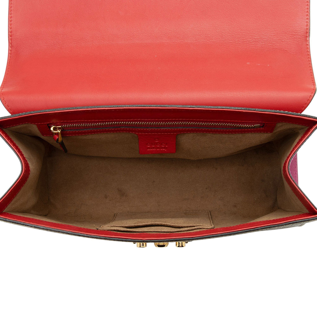 Gucci GG Supreme Padlock Medium Shoulder Bag