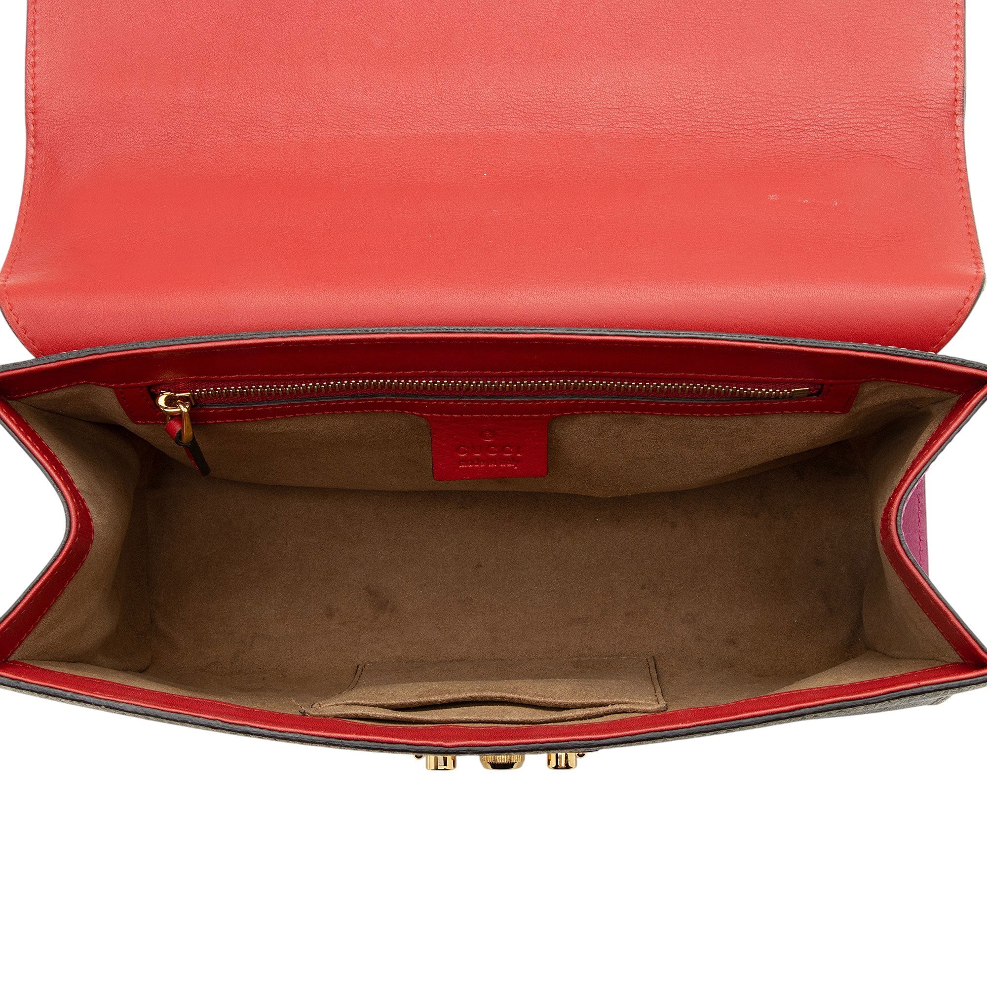 Gucci GG Supreme Padlock Medium Shoulder Bag