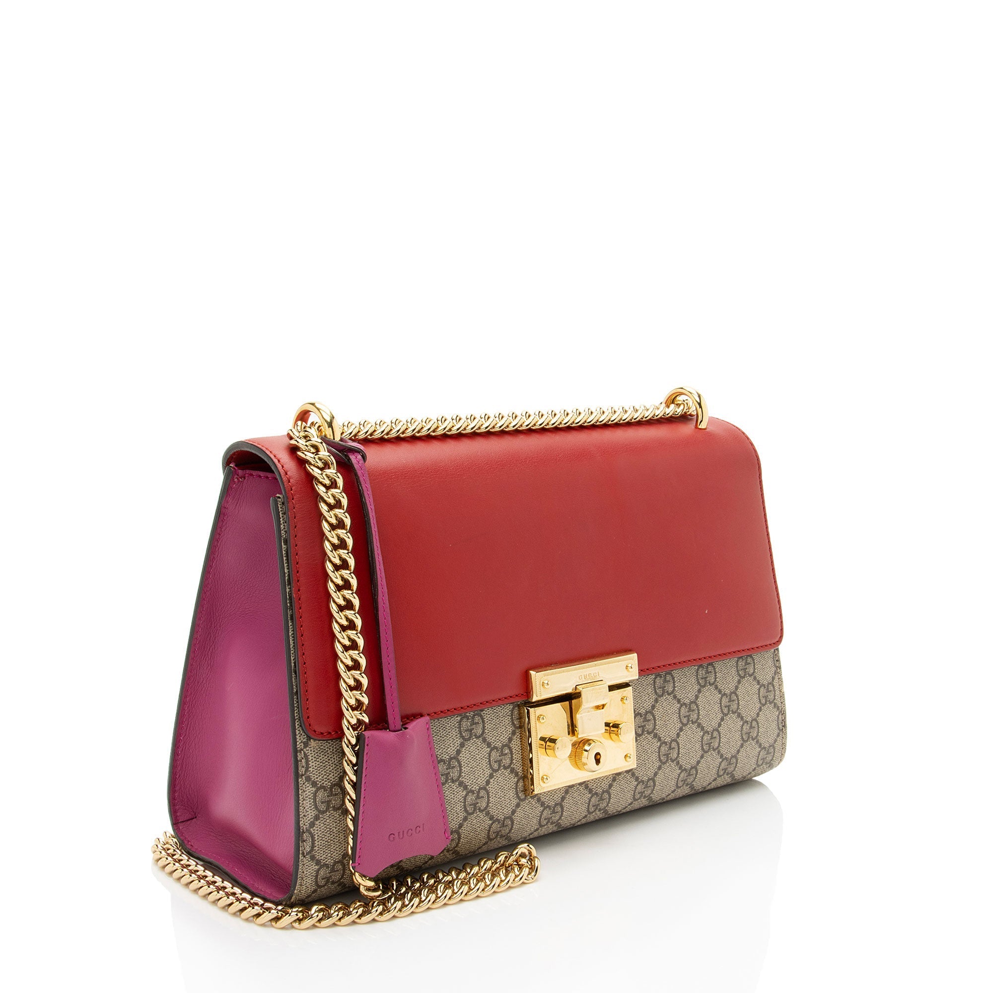 Gucci GG Supreme Padlock Medium Shoulder Bag