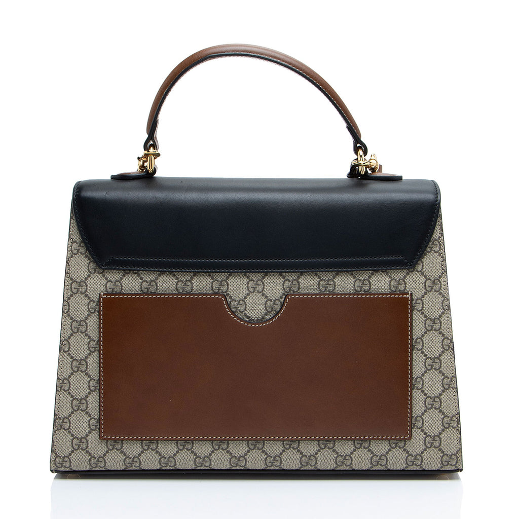 Gucci GG Supreme Padlock Medium Top Handle