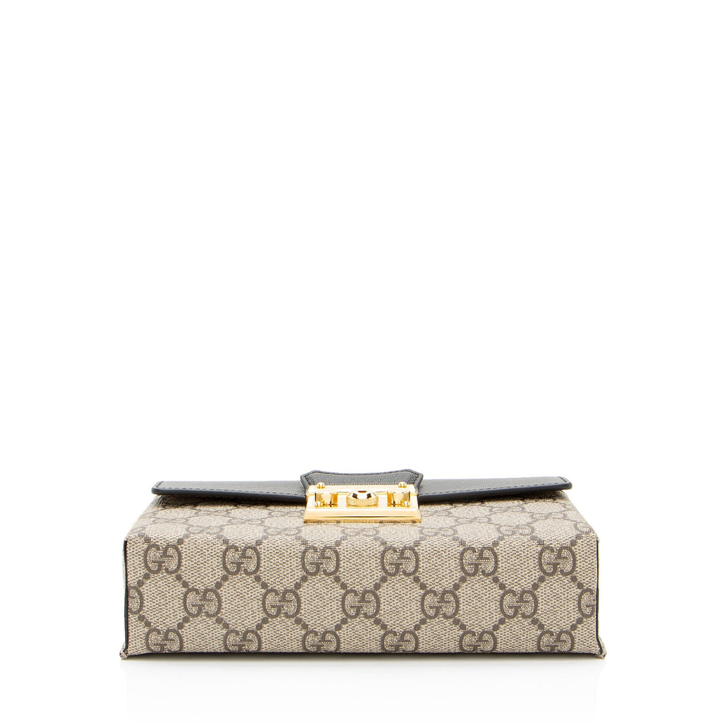 Gucci GG Supreme Padlock Mini Top Handle (SHF-FAO7fq)