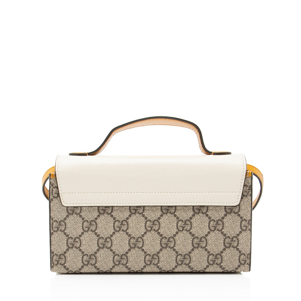 Gucci GG Supreme Padlock Mini Top Handle