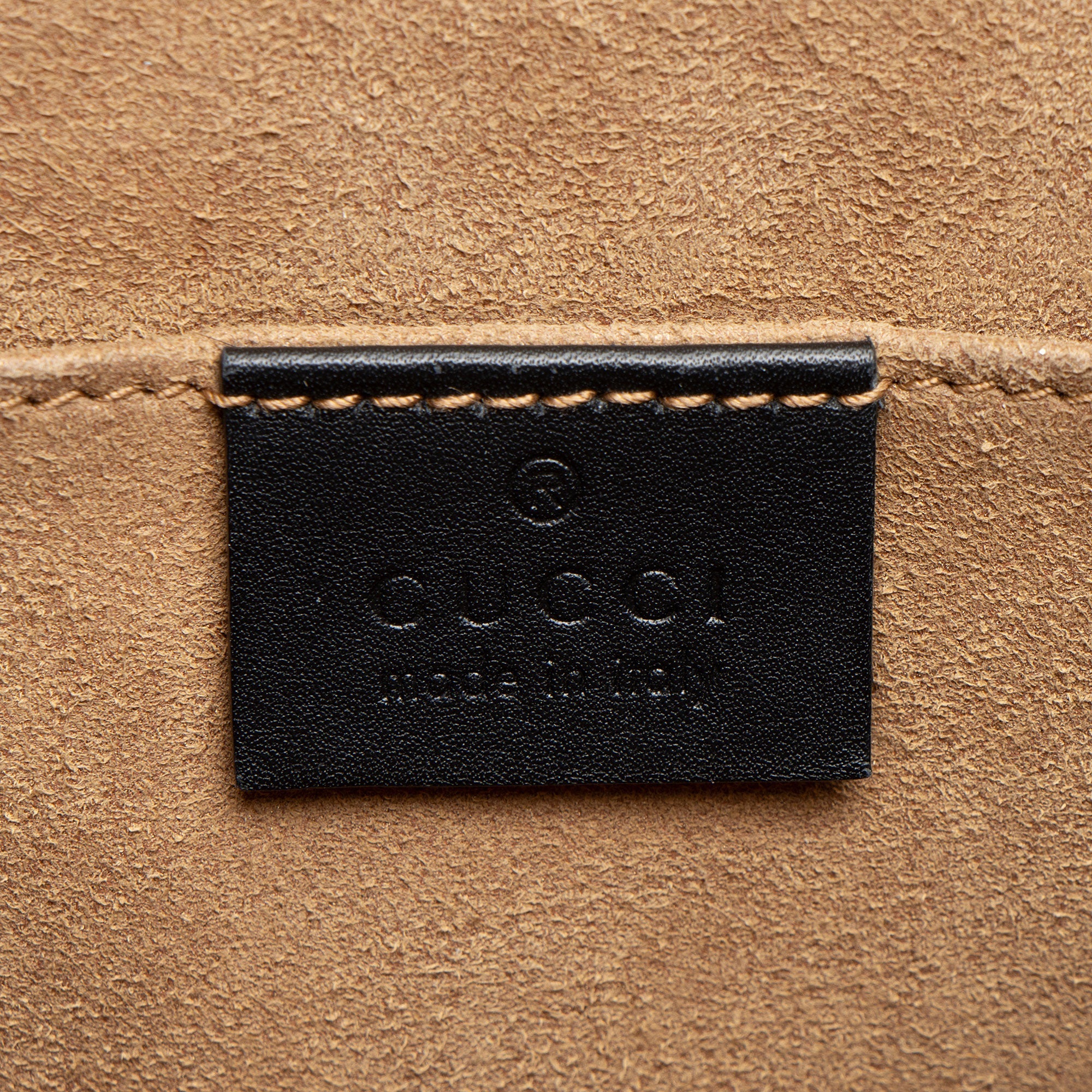 Gucci GG Supreme Padlock Saddle Medium Shoulder Bag