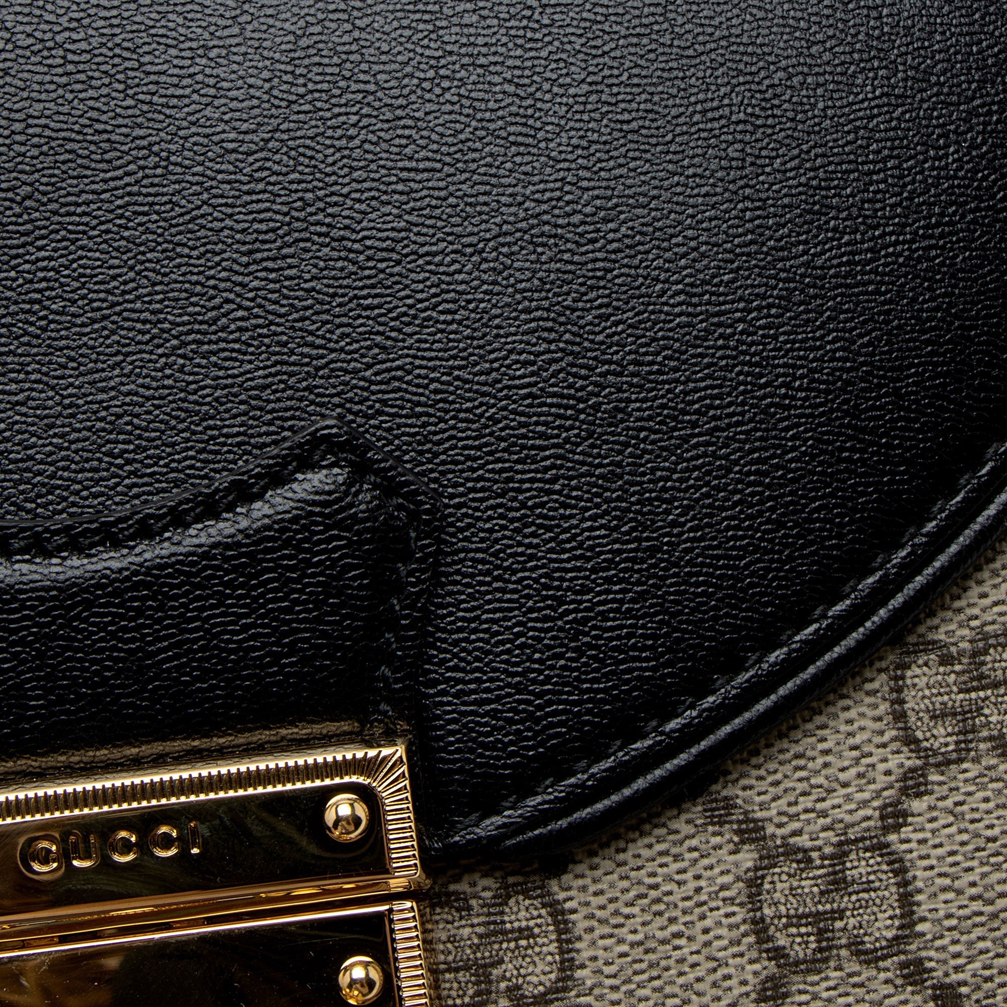 Gucci GG Supreme Padlock Saddle Small Shoulder Bag