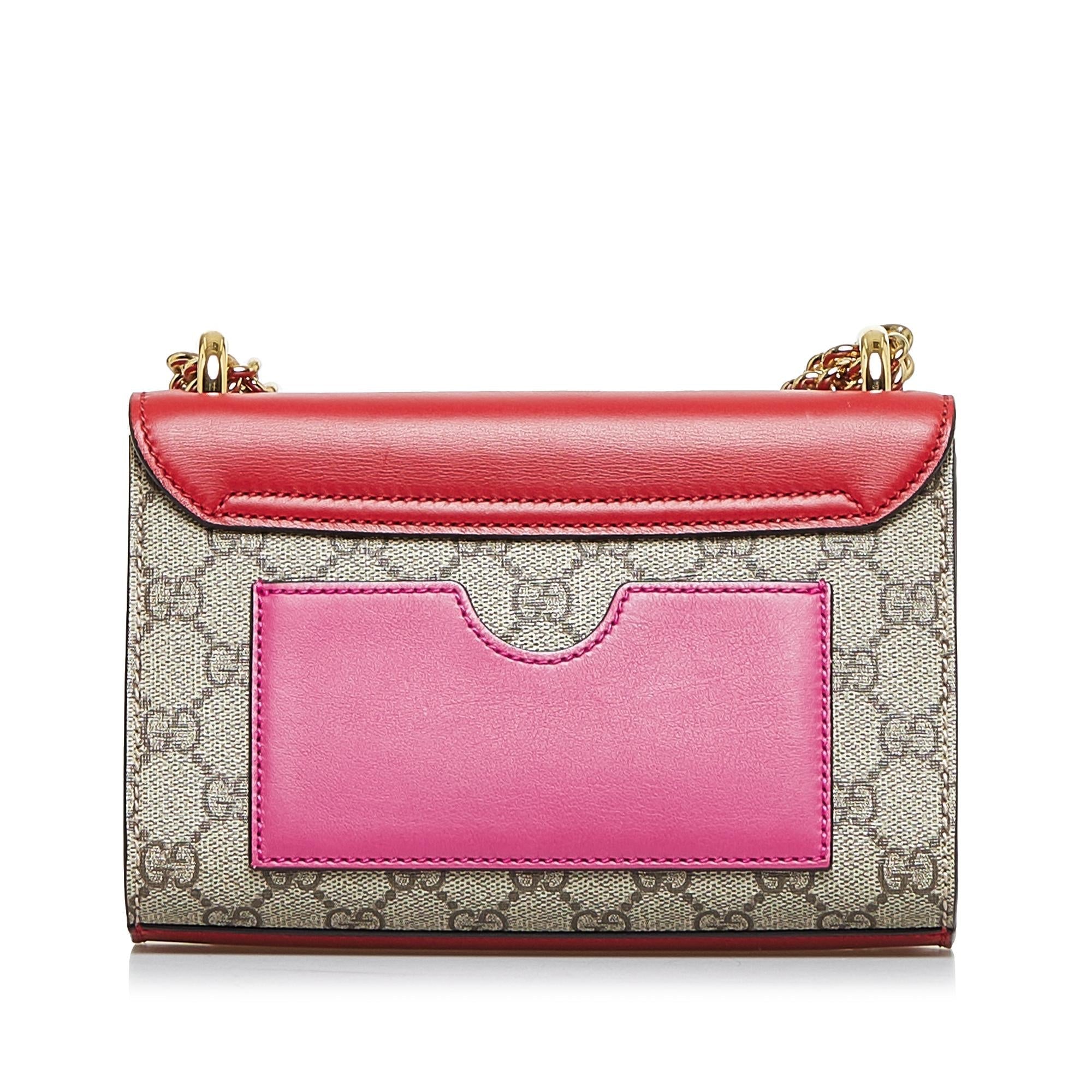 Gucci GG Supreme Padlock Shoulder Bag (SHG-vUf0Tt)