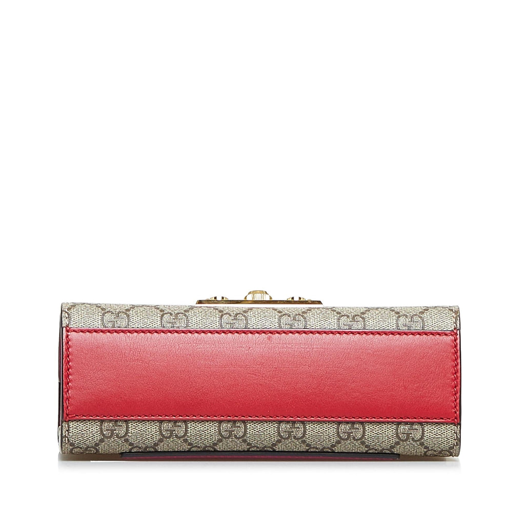Gucci GG Supreme Padlock Shoulder Bag (SHG-vUf0Tt)
