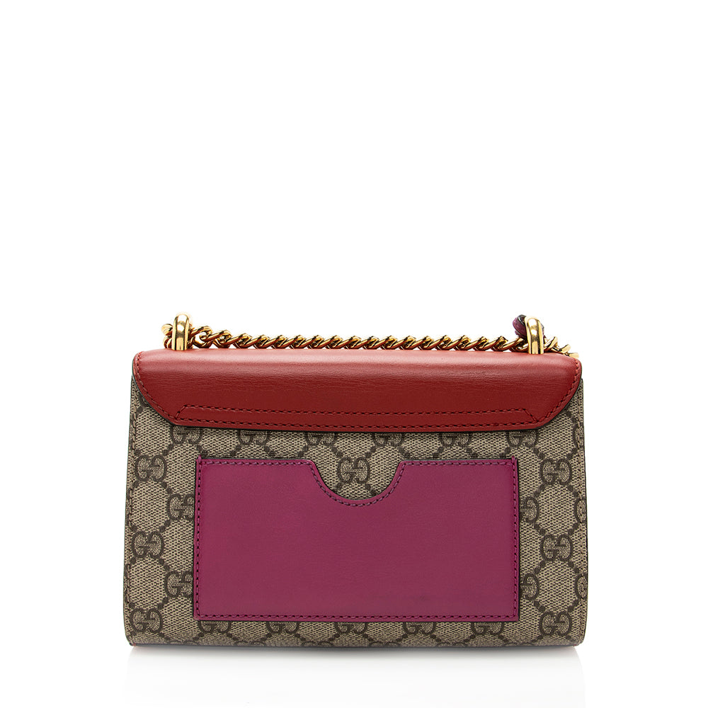 Gucci Gucci Supreme Padlock Small Shoulder Bag (SHF-19759)