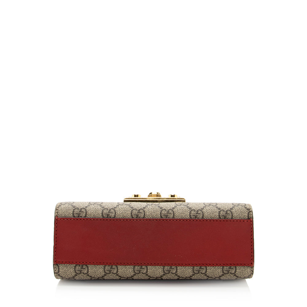 Gucci Gucci Supreme Padlock Small Shoulder Bag (SHF-19759)
