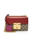 Gucci Gucci Supreme Padlock Small Shoulder Bag (SHF-19759)