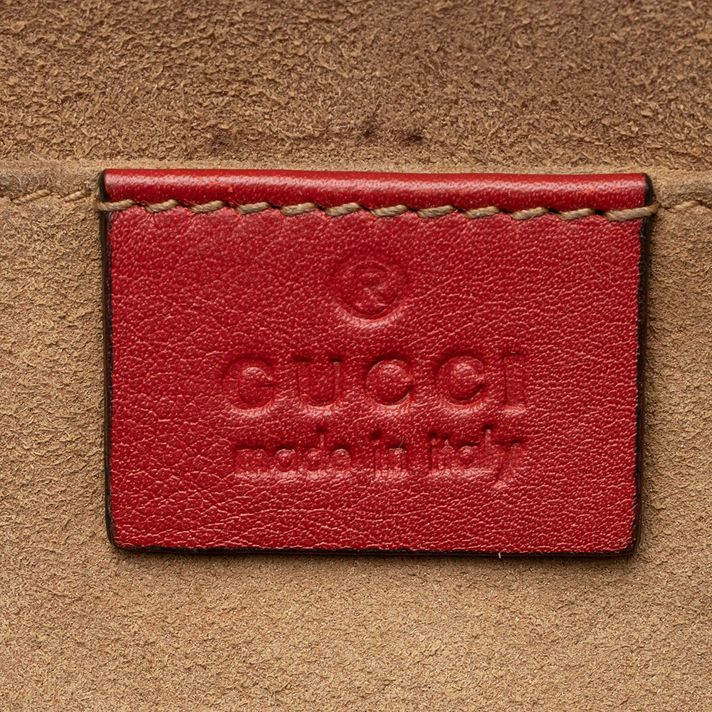 Gucci Gucci Supreme Padlock Small Shoulder Bag (SHF-19759)