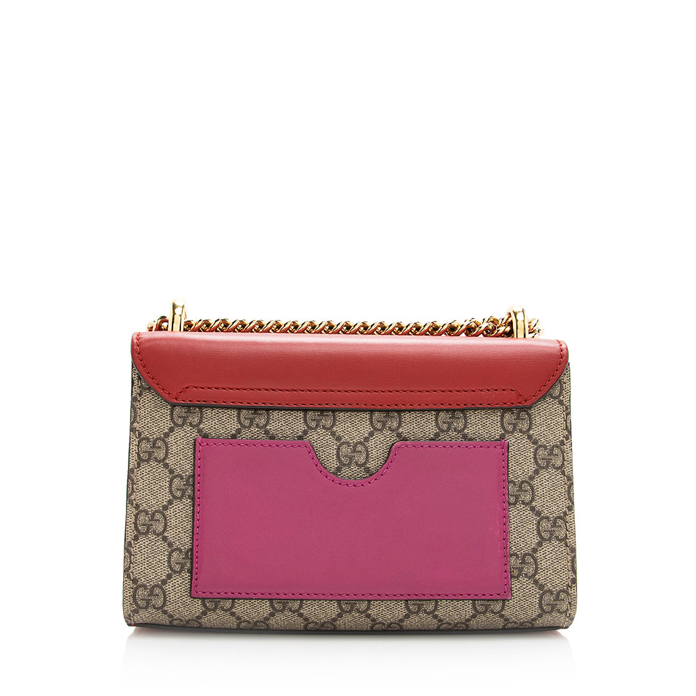 Gucci Gucci Supreme Padlock Small Shoulder Bag (SHF-20632)