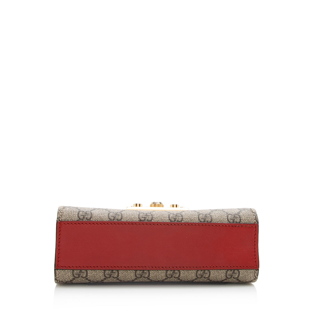 Gucci Gucci Supreme Padlock Small Shoulder Bag (SHF-20632)
