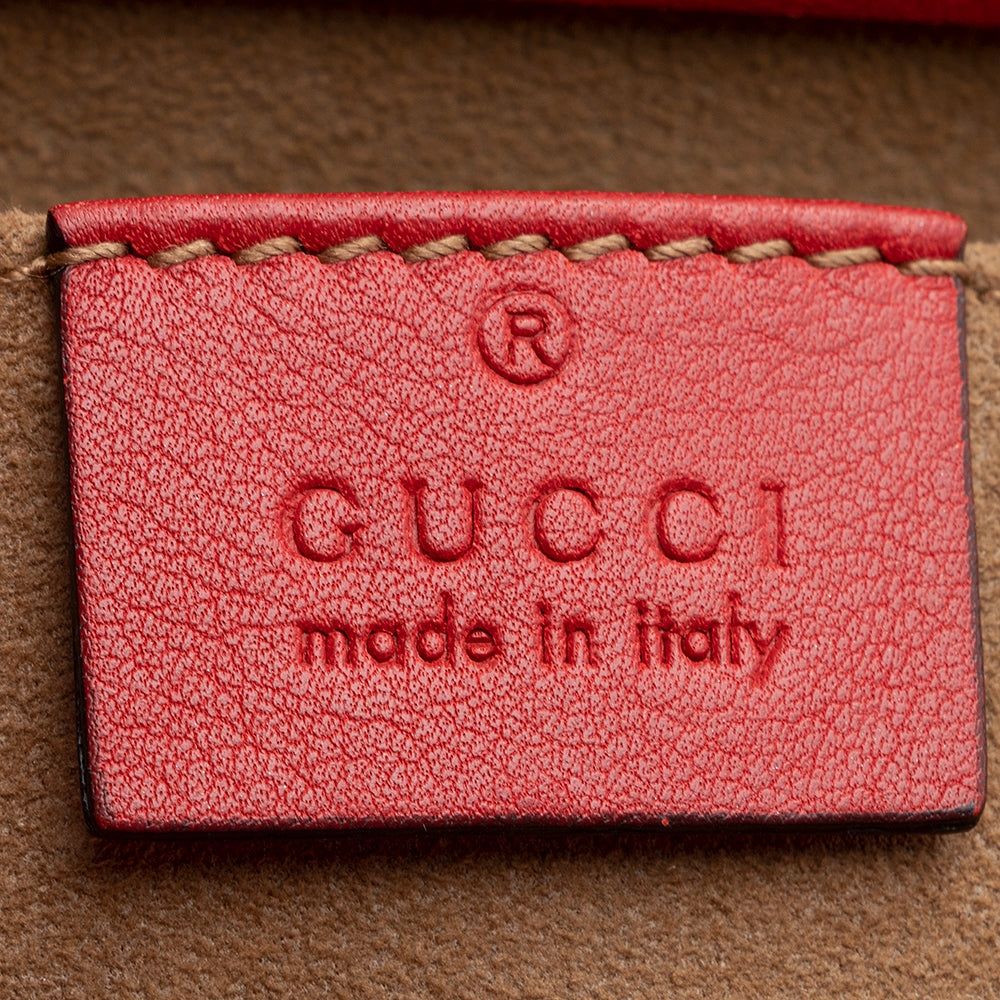 Gucci Gucci Supreme Padlock Small Shoulder Bag (SHF-20632)