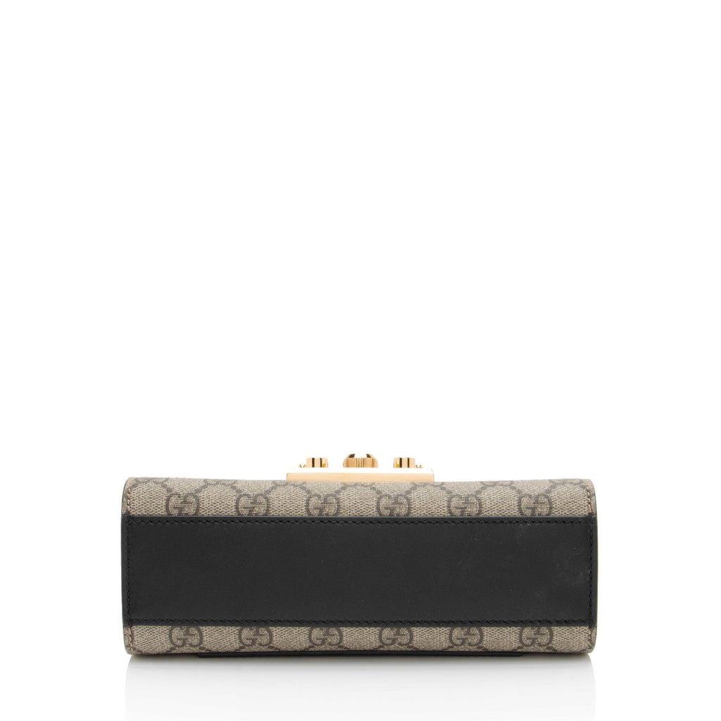 Gucci GG Supreme Padlock Small Shoulder Bag