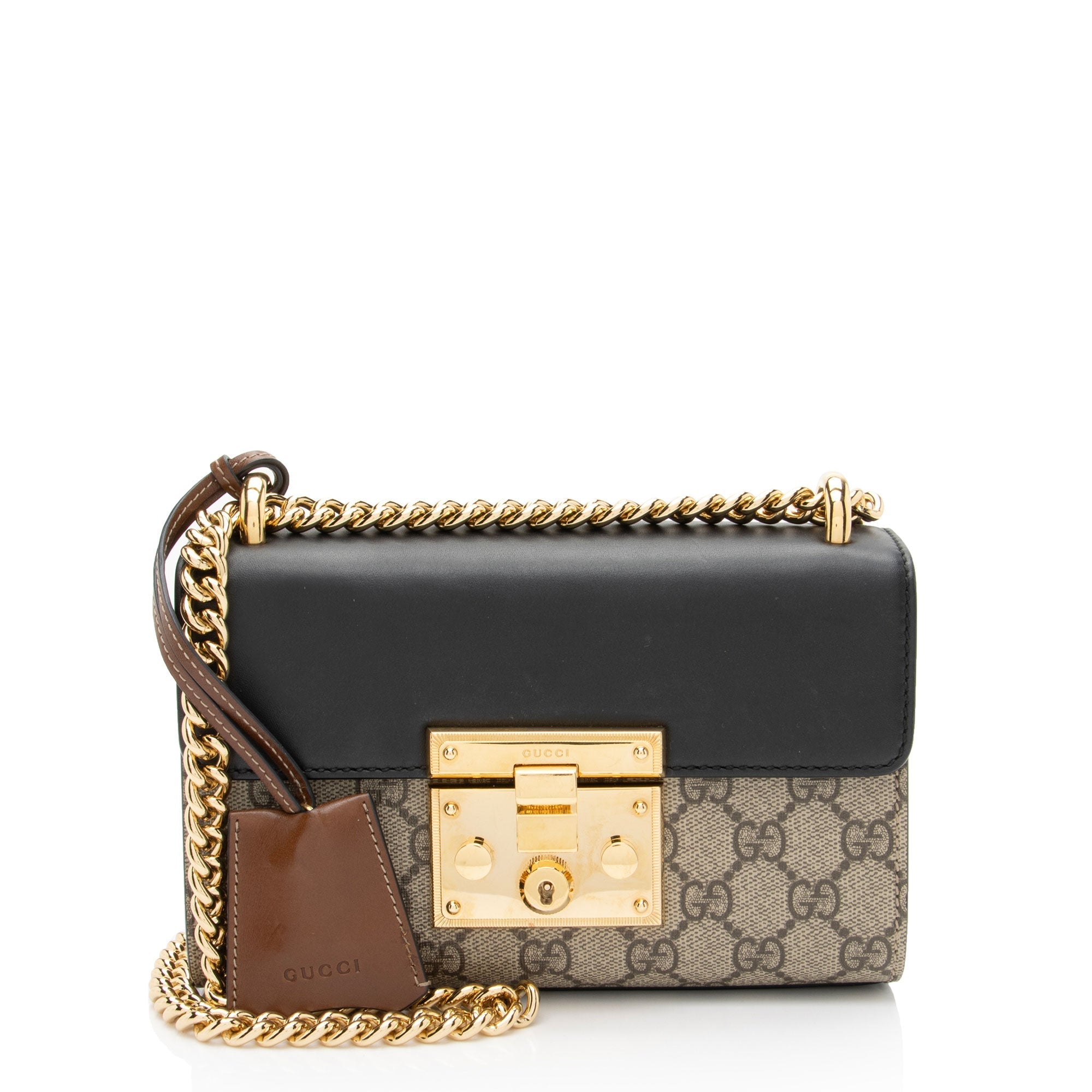 Gucci GG Supreme Padlock Small Shoulder Bag