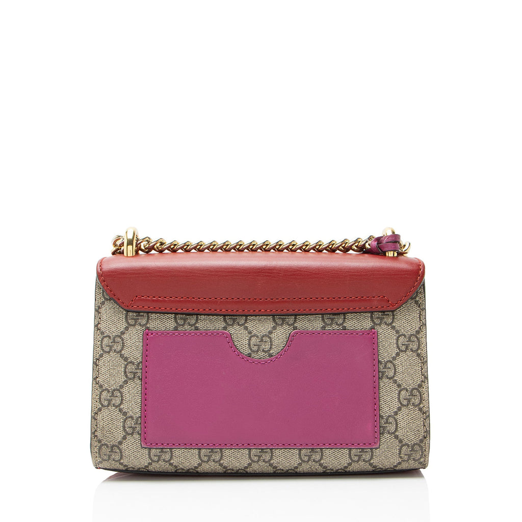 Gucci GG Supreme Padlock Small Shoulder Bag