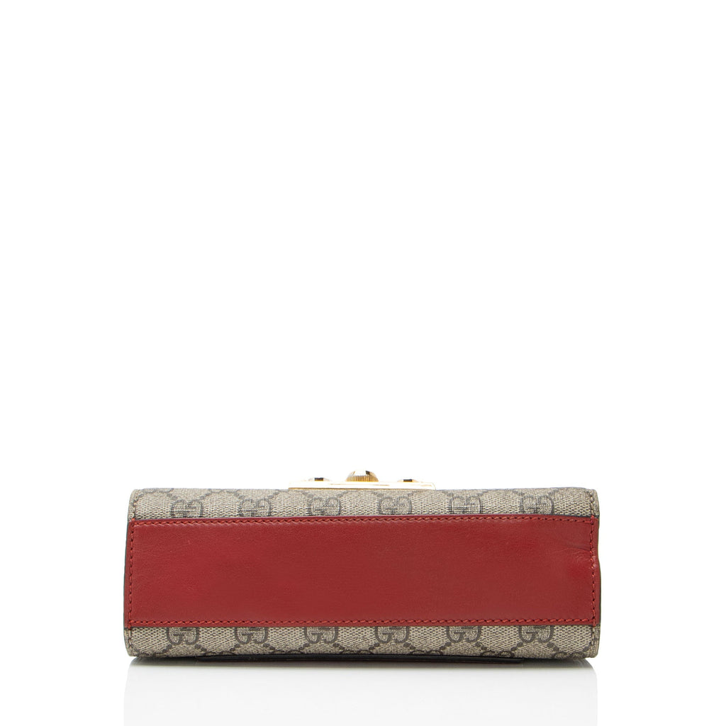 Gucci GG Supreme Padlock Small Shoulder Bag