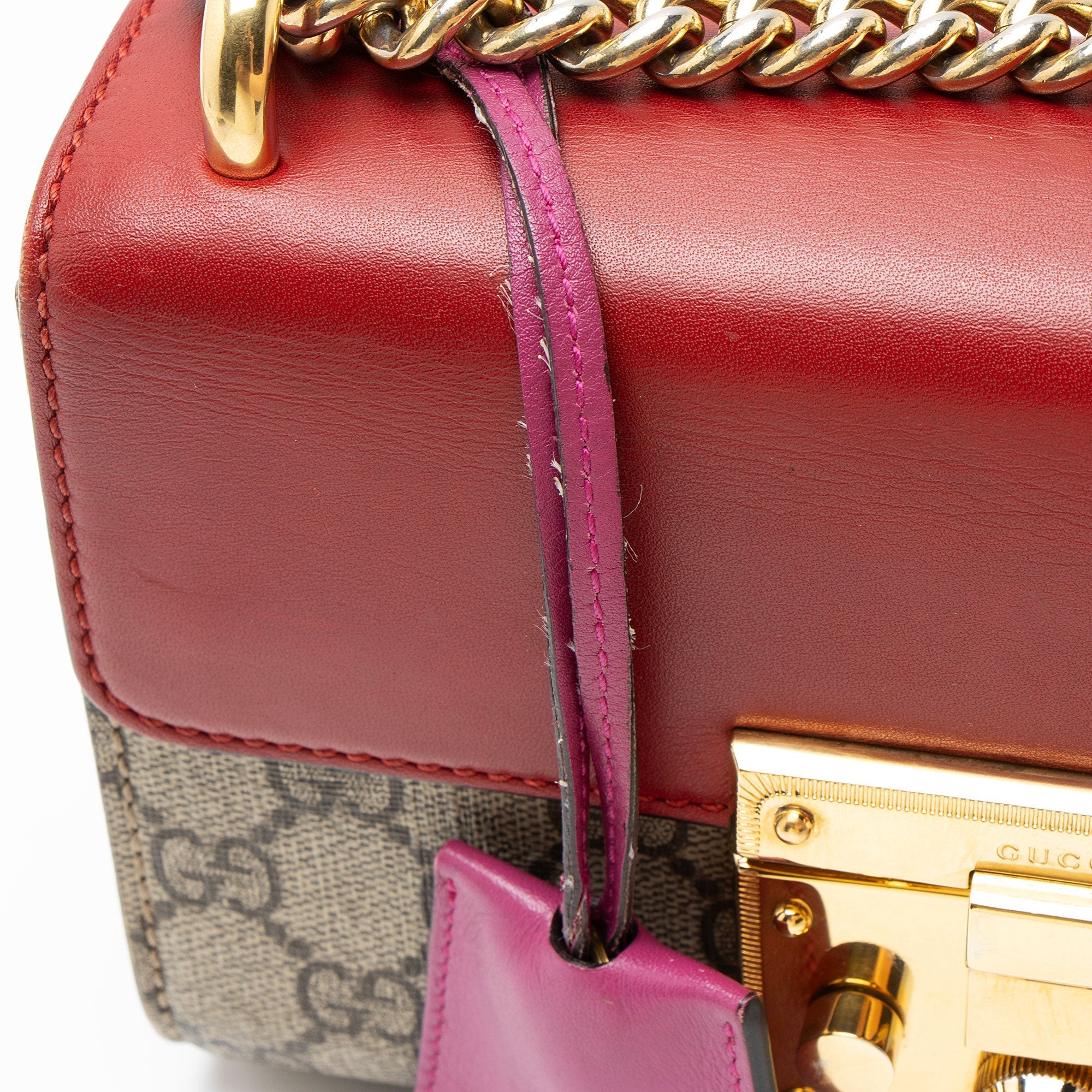 Gucci GG Supreme Padlock Small Shoulder Bag