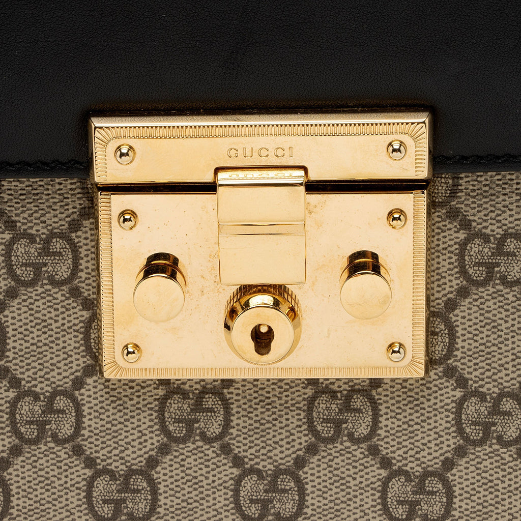 Gucci GG Supreme Padlock Small Top Handle