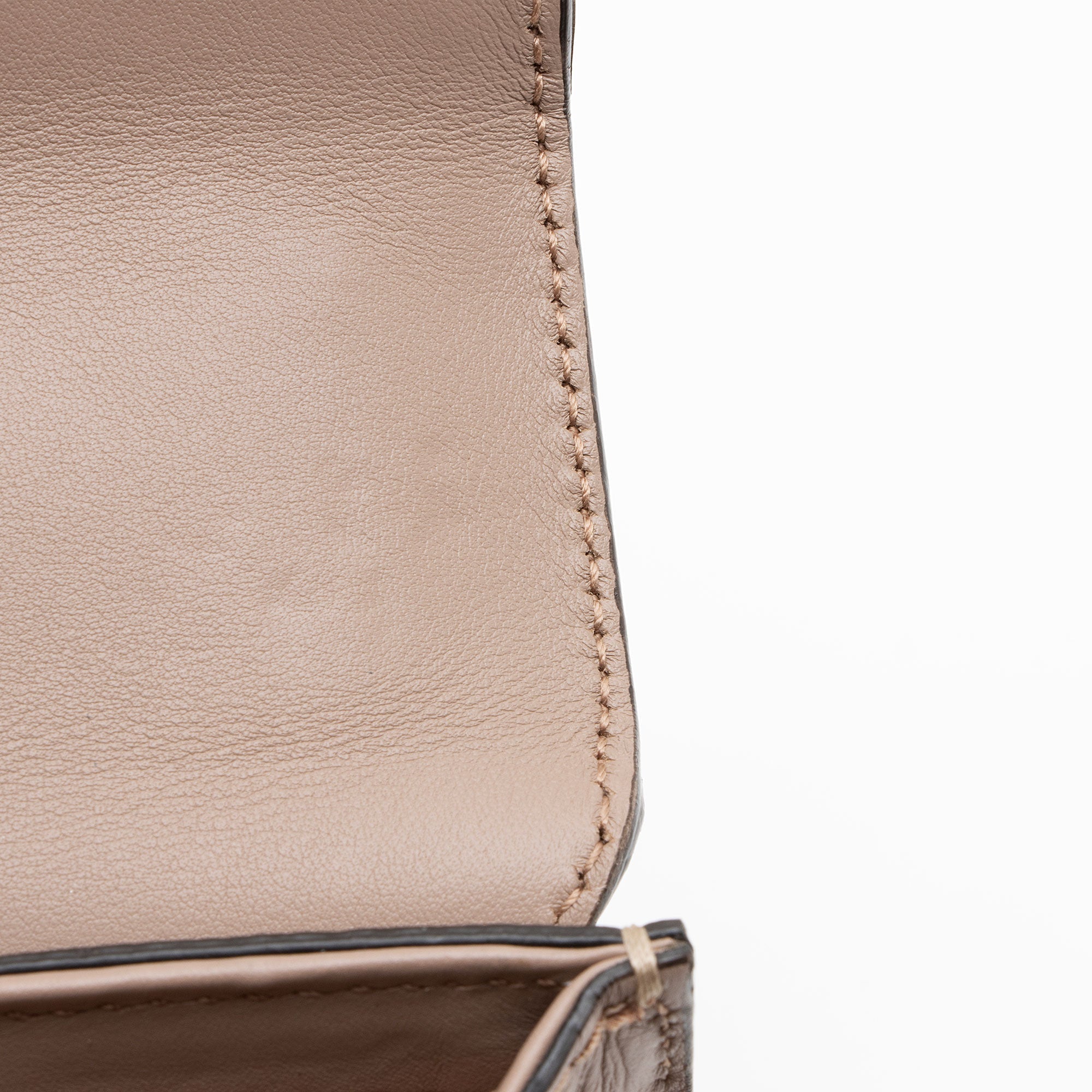 Gucci GG Supreme Pearl Stud Padlock Small Shoulder Bag