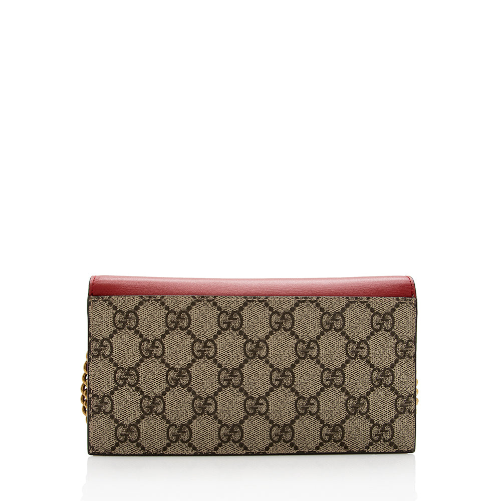 Gucci Gucci Supreme Peony Mini Wallet on Chain Bag (SHF-18447)
