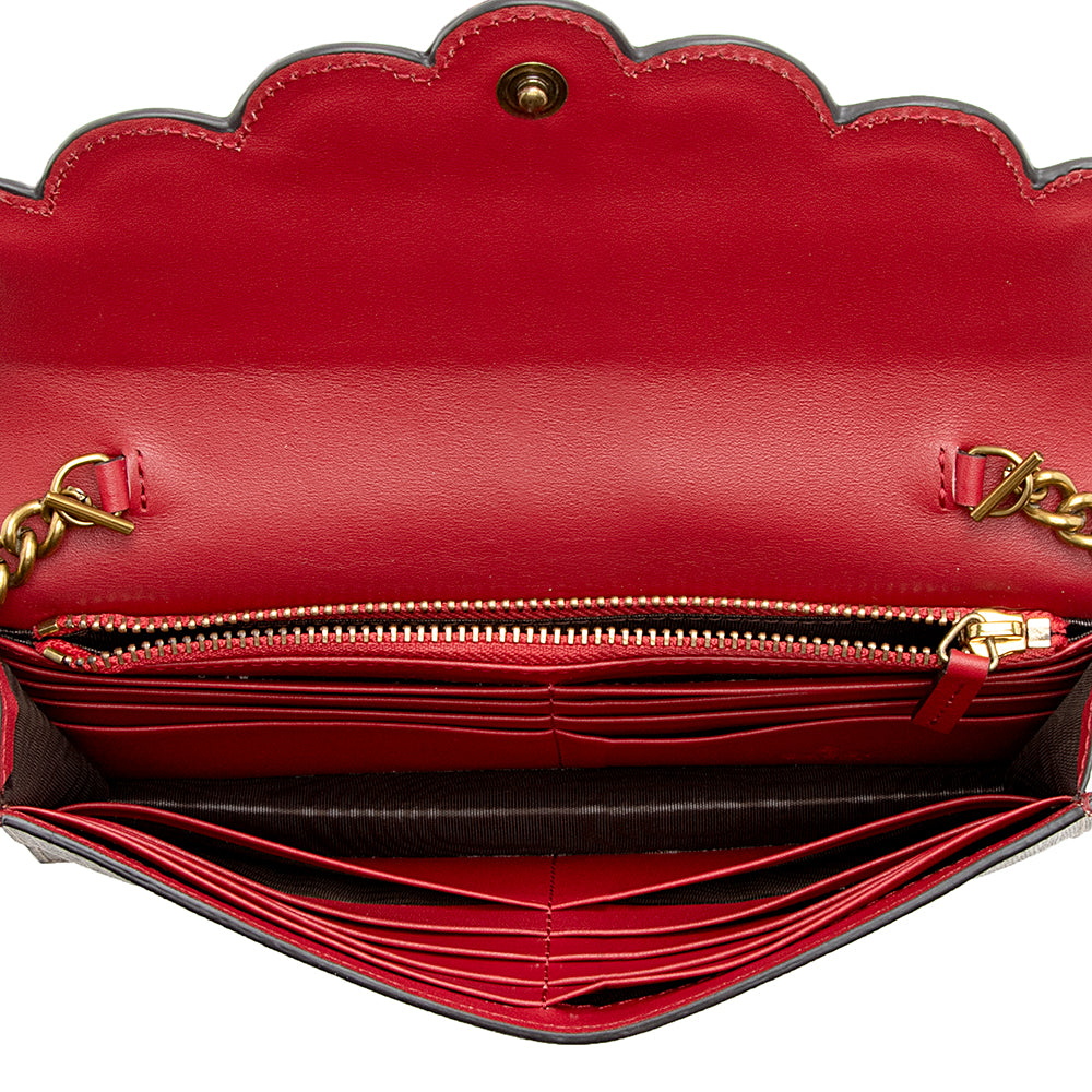 Gucci Gucci Supreme Peony Mini Wallet on Chain Bag (SHF-18447)