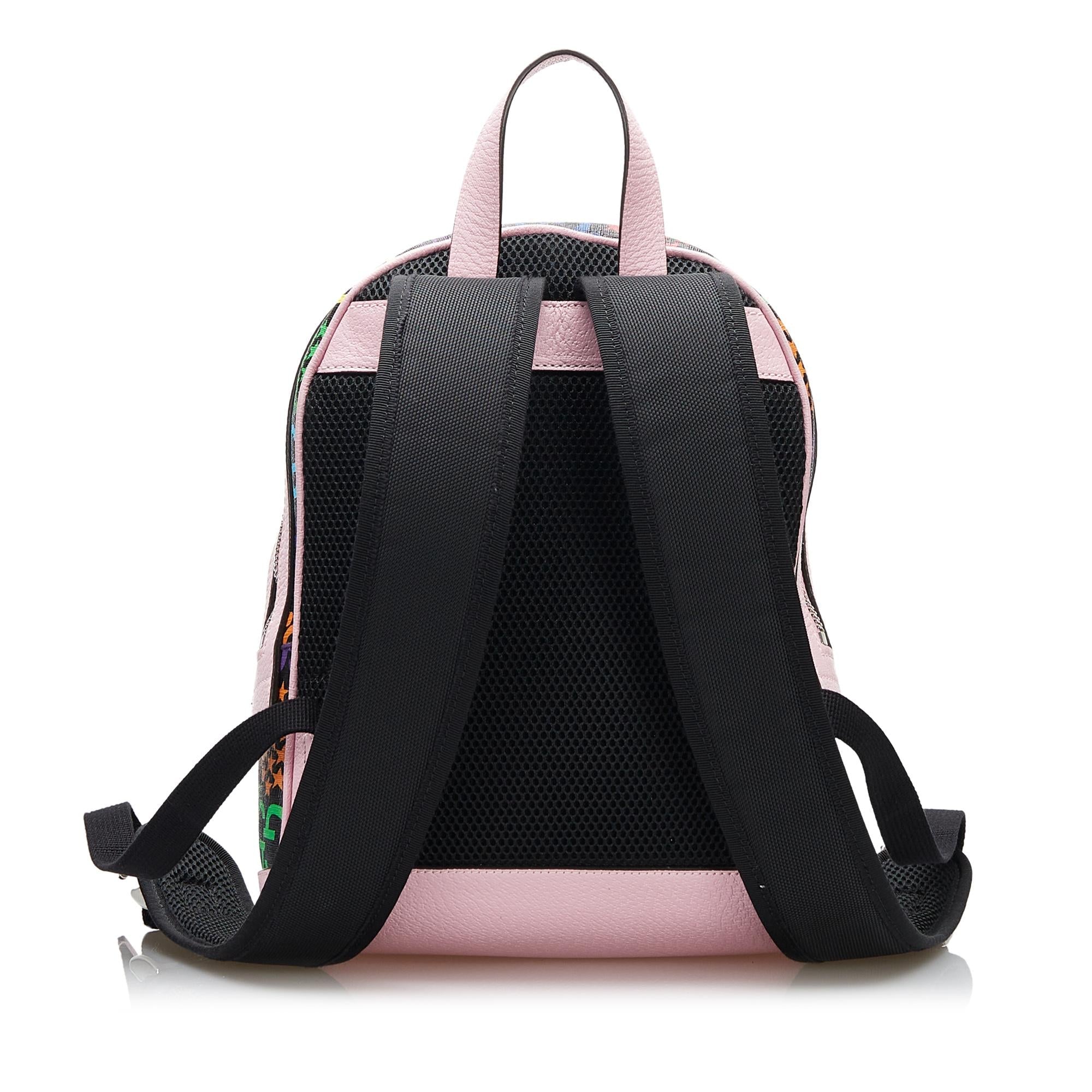 Gucci GG Supreme Psychedelic Backpack (SHG-bhgTab)