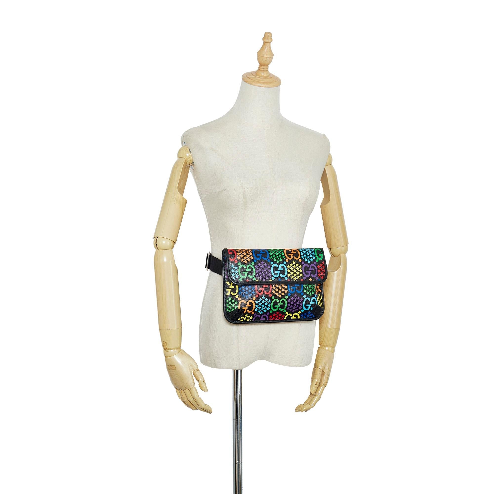 Gucci GG Supreme Psychedelic Belt Bag (SHG-pW05jI)