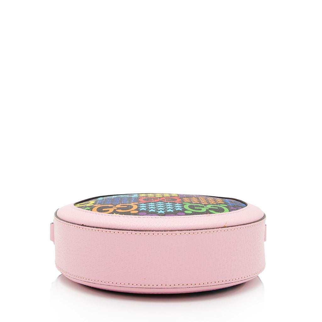 Gucci GG Supreme Psychedelic Round Shoulder Bag (SHF-l3hOoV)