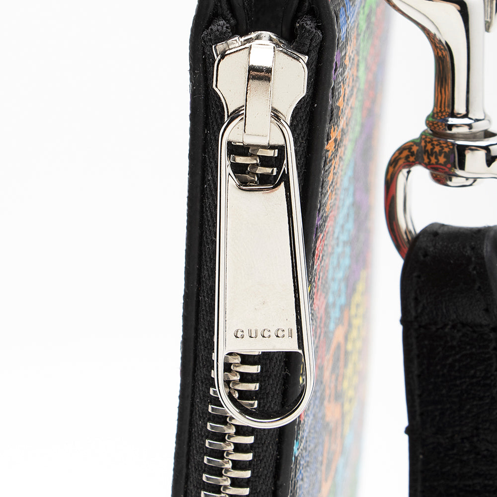 Gucci Gucci Supreme Psychedelic Zip Wristlet (SHF-20081)