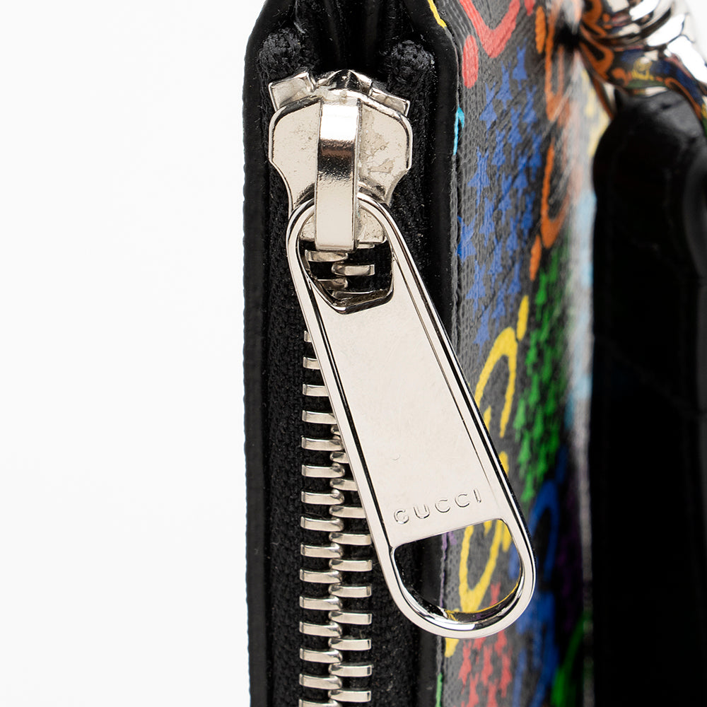 Gucci Gucci Supreme Psychedelic Zip Wristlet (SHF-20228)