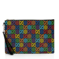 Gucci GG Supreme Psychedelic Zip Wristlet (SHF-10xPKj)