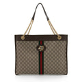 Gucci GG Supreme Rajah Large Tote (SHF-CkmY9Y)