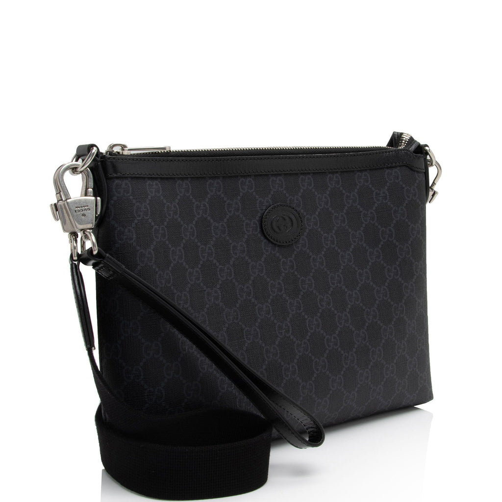 Gucci GG Supreme Retro Interlocking G Messenger (SHF-GZvMrC)