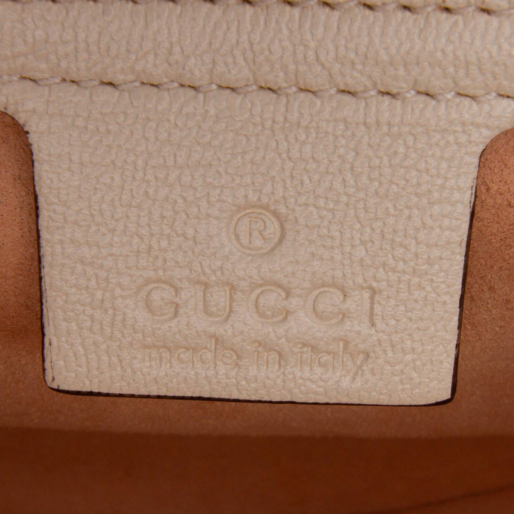 Gucci GG Supreme Saddle Padlock Crossbody